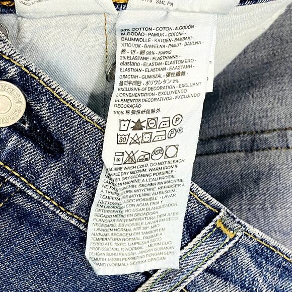 Levis 505 Men's Relaxed Jeans Actual Size 42W x 31L Blue Straight Leg - Picture 9 of 13